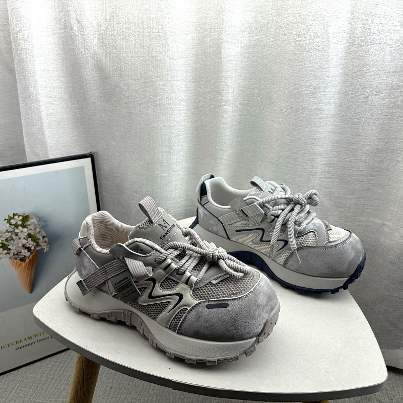 2026春季新款女鞋超纤厚底休闲深口系带舒适百搭软底透气女单鞋,女鞋,深口单鞋,淘宝优惠券,粉丝福利购,淘宝优惠卷