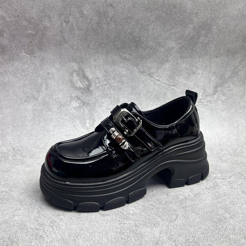 2026春季新款女鞋漆皮厚底休闲深口套脚舒适百搭软底透气女单鞋,女鞋,深口单鞋,淘宝优惠券,粉丝福利购,淘宝优惠卷