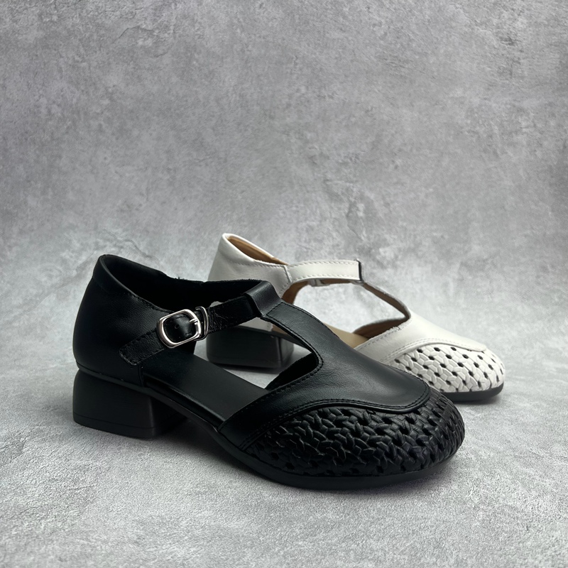 2025工厂夏季断码真皮女鞋