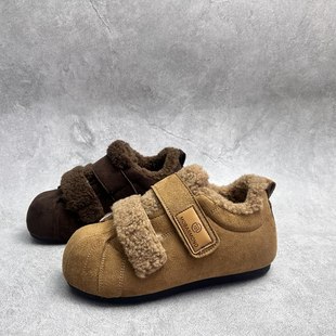 超纤厚底休闲深口套脚舒适百搭加绒女棉鞋 女鞋 新款 2025秋季