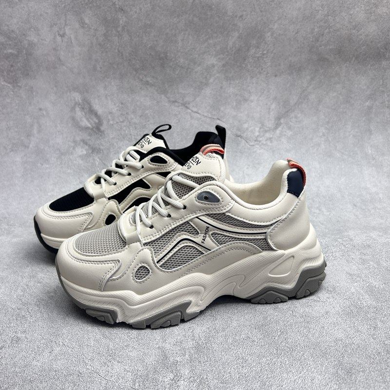 2026春季新款女鞋超纤厚底休闲深口系带舒适百搭软底透气女单鞋,女鞋,深口单鞋,淘宝优惠券,粉丝福利购,淘宝优惠卷