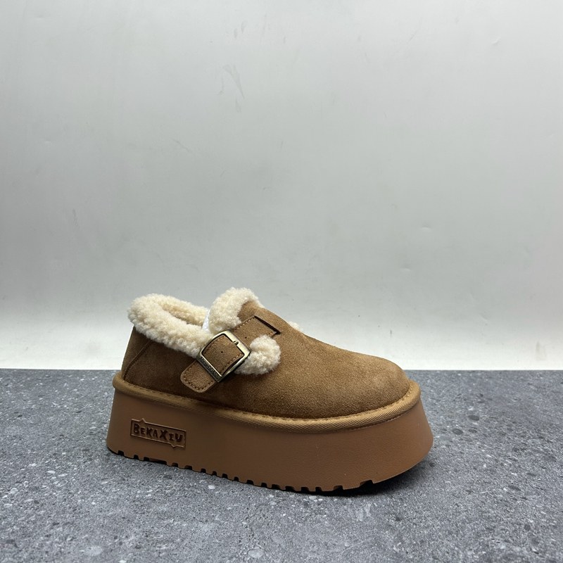 2024断码秋冬真皮新款勃肯鞋女鞋厚底休闲深口时尚牛皮百搭女单鞋,女鞋,深口单鞋,淘宝优惠券,粉丝福利购,淘宝优惠卷