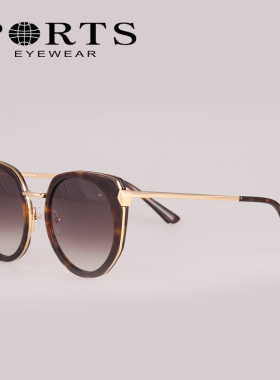 2024新款太阳镜PORTS宝姿 圆框墨镜女款防紫外线 显脸小 PSF13921