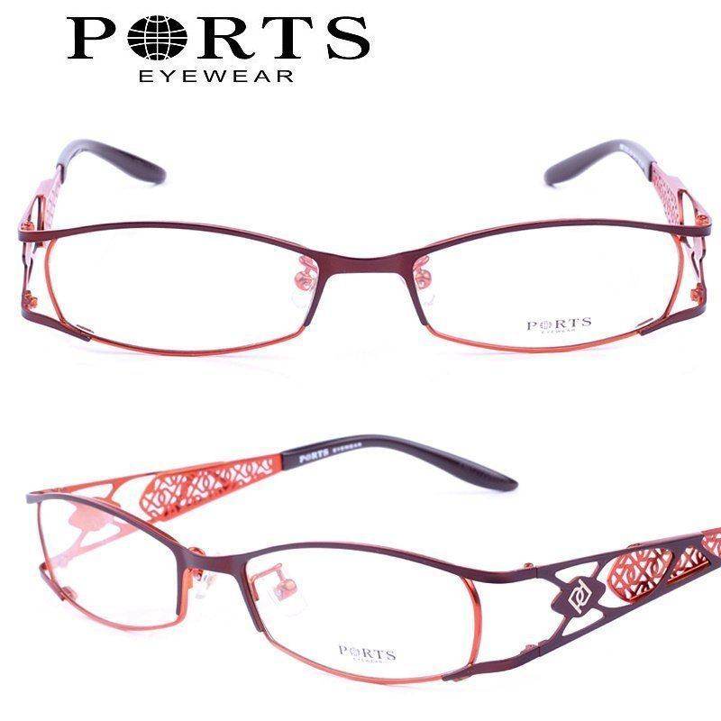 新款正品PORTS/宝姿女款近视眼镜框 小脸全框眼镜架小巧 POF11213