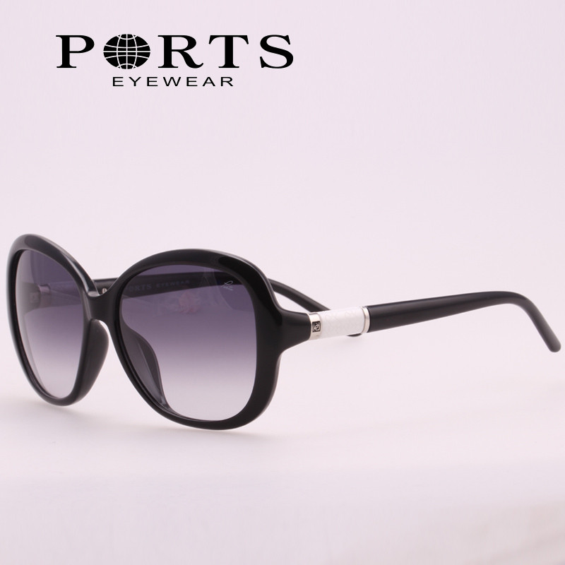正品 PORTS宝姿太阳镜女潮大框圆脸明星款墨镜女显瘦眼镜PSF14713
