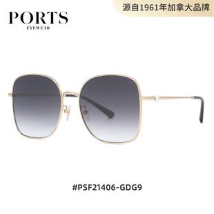 PORTS宝姿太阳镜女复古大框开车镜防紫外线驾驶遮阳墨镜PSF21406