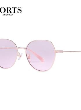 PORTS宝姿太阳镜时尚潮流个性墨镜女 复古圆形超轻镜架 PSF21502