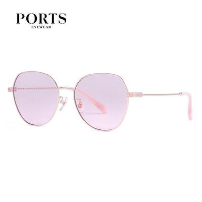 PORTS宝姿太阳镜时尚潮流个性墨镜女 复古圆形超轻镜架 PSF21502