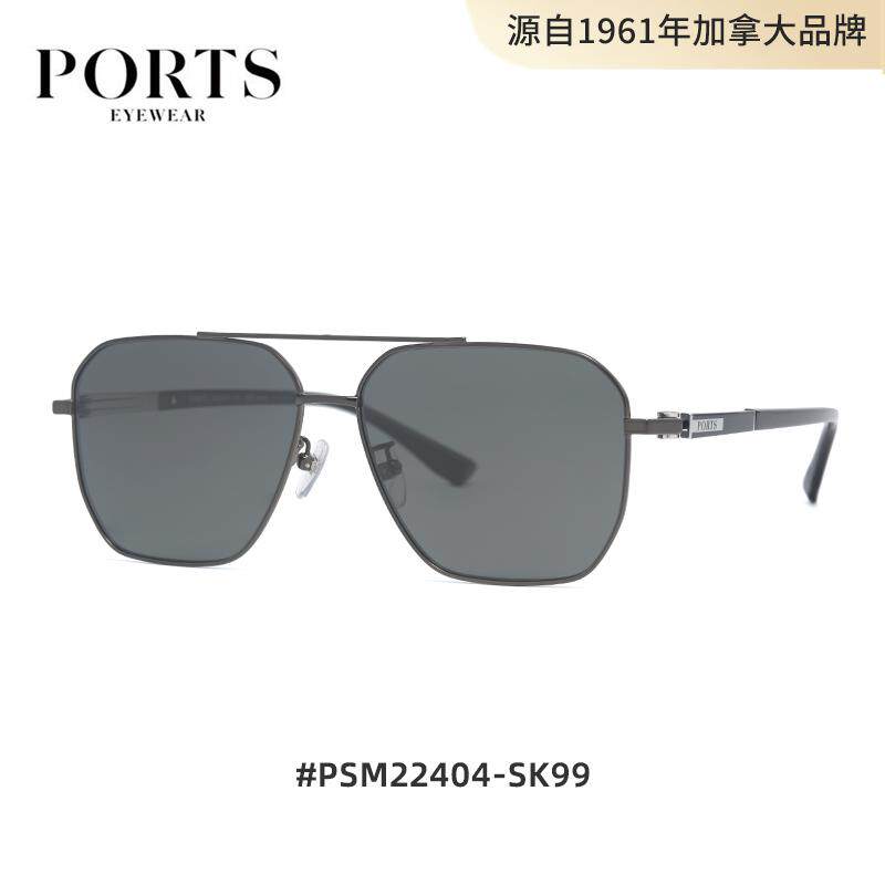 2024年新款 PORTS宝姿太阳镜男士双梁复古开车 宽脸墨镜 PSM22404