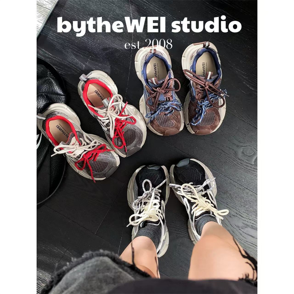 bytheWEI【小罗老爹】小众设计师款秋季新款老爹鞋运动休闲鞋女