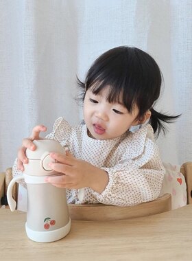 韩国膳魔foogo樱桃苹果郁金香儿童鸭嘴杯宝宝保温保冷杯直饮水杯
