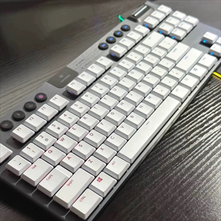 111键PC材质 全新罗技G913TKL游戏键盘透光键帽 防滑耐磨