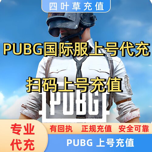 刺激战场PUBG国际服上号代充 代充储值 扫码上号 上号代充8100UC