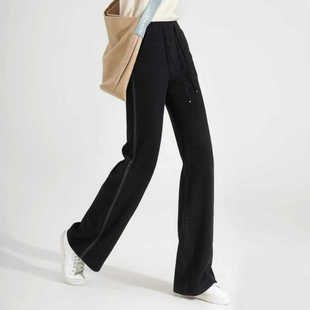 松紧宽裤 女裤 韩版 脚阔腿裤 秋冬新款 10休闲裤 春风伊人24621