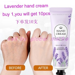 hand cream 10pcs lavender Moisturizing gel薰衣草护手霜10件装