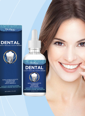 Tooth care liquid protects gums deeply cleans teeth yellow t