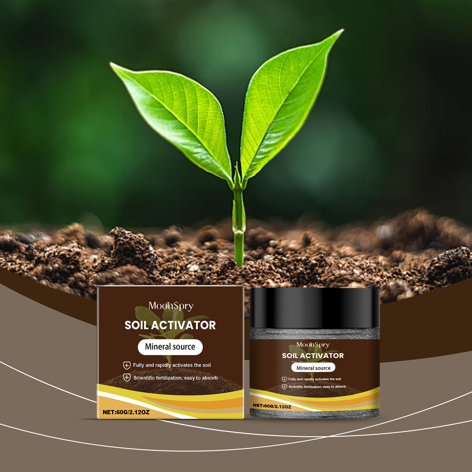 MOONSPRY土壤活化剂园艺营养土