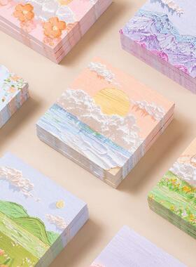 正方形便签纸cute sticky notes post note set便利贴