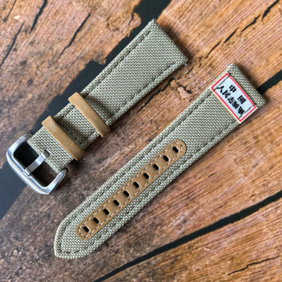 全新升级快拆版真皮帆布特色表带