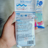 批MEISHO名色 明色吸油纸补妆 超强型吸油蓝膜50枚是布不是纸