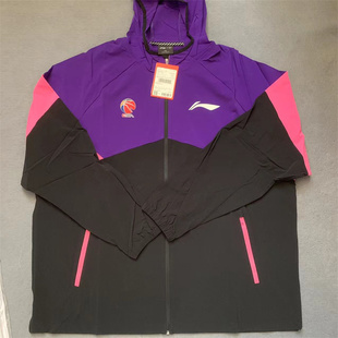 李宁正品 4X5X6X7X8X外套 男春夏CBA篮球风衣防晒服皮肤衣加肥大码