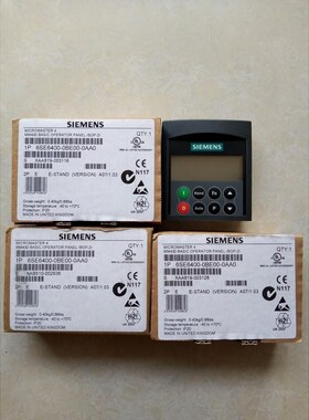 西门子430系列变频器面板,6SE6400-0BE00-0A议价