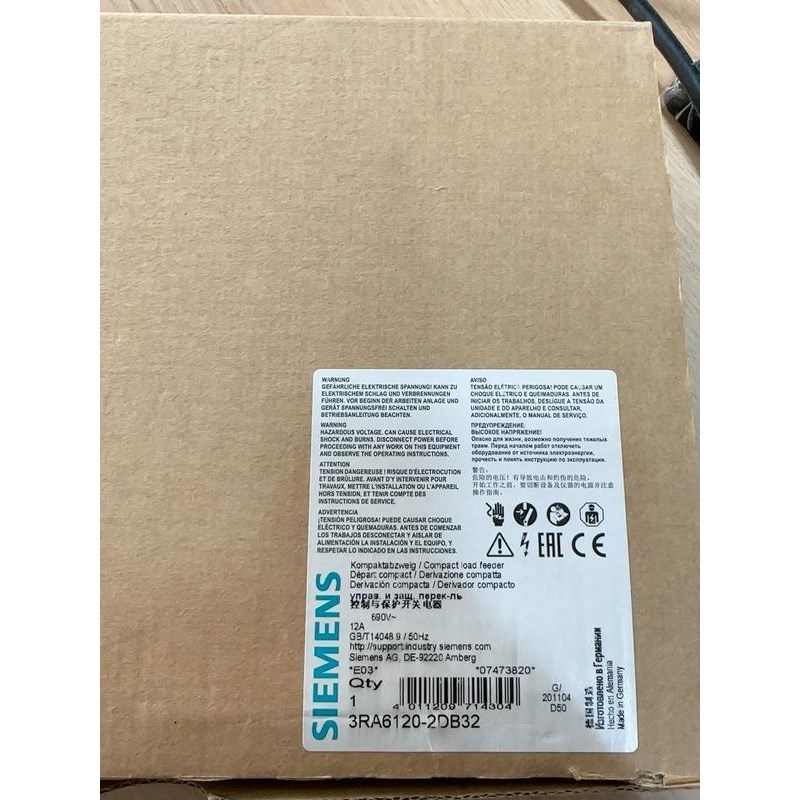 西门子保护器 3RA6120-2DB32 全新原装正品议价