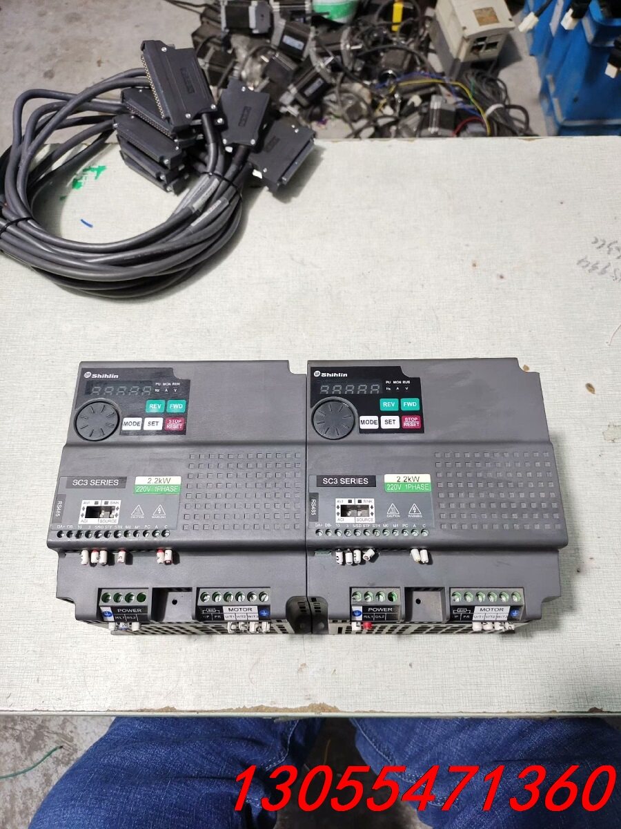 议价士林变频器,sc3-021-2.2k,现货两台,口罩机拆机件