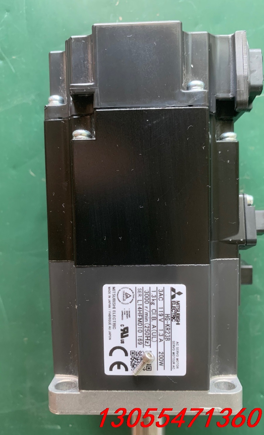 议价三菱伺服J4系列电机HG-KR23B     拆机无包装，功