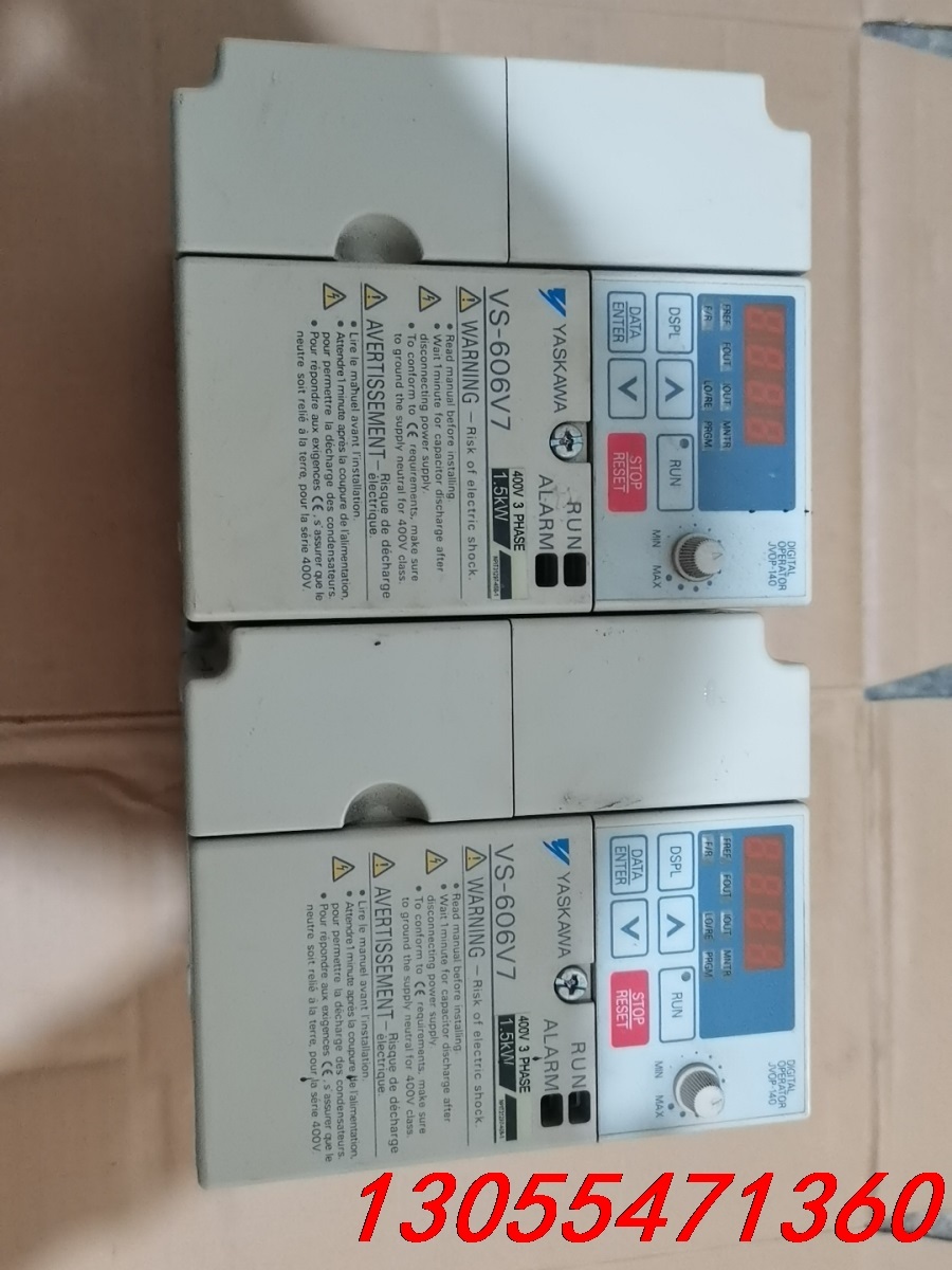 议价安川变频器CIMR-V7AT41P5，380V，1.5KW，