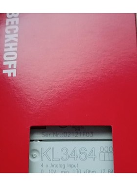 倍福模块 KL3464 原装正品 数量有限议价