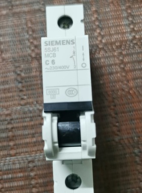 议价西门子5SJ61  1P6A微型断路器 全新 ，正品 ，有2