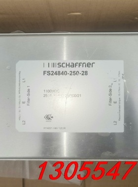 议价FS24840-250-28  进口滤波器  拆机2台