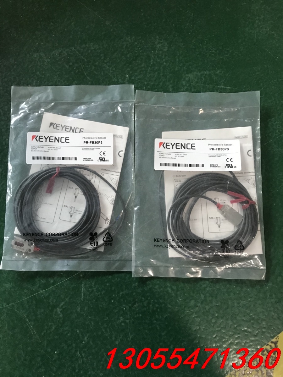 议价基恩士传感器 PR-FB30P3，单价450元/个 实图拍摄