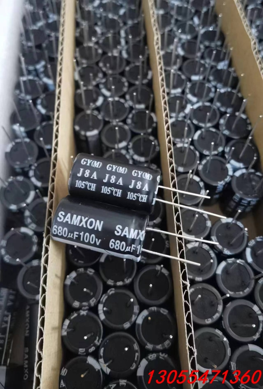 议价1200只100V680UF全新16X30三信台产高频低阻1