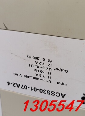 议价ACS530  变频器 3KW  380v   运行正常，包