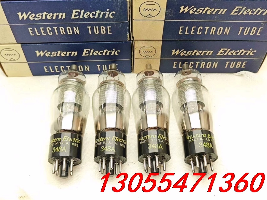 议价1950年全新原盒细网西电348A/6J7G电子管  全新N