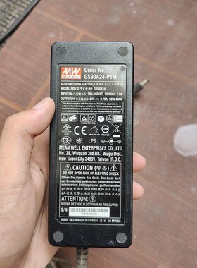 明纬电源适配器,GS90A24-P1M, 实物拍摄,成色如图议价