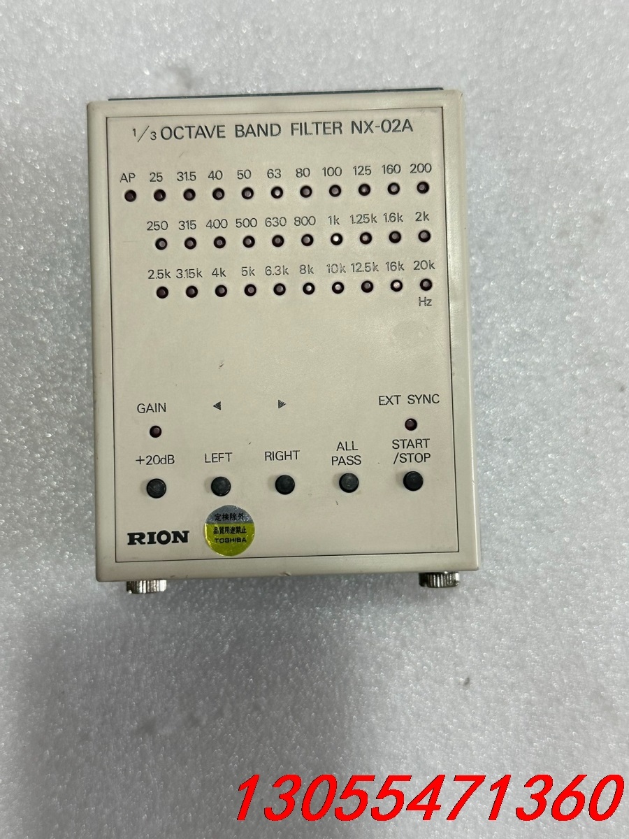 议价RION 1/3 OCTAVE BAND FILTER NX