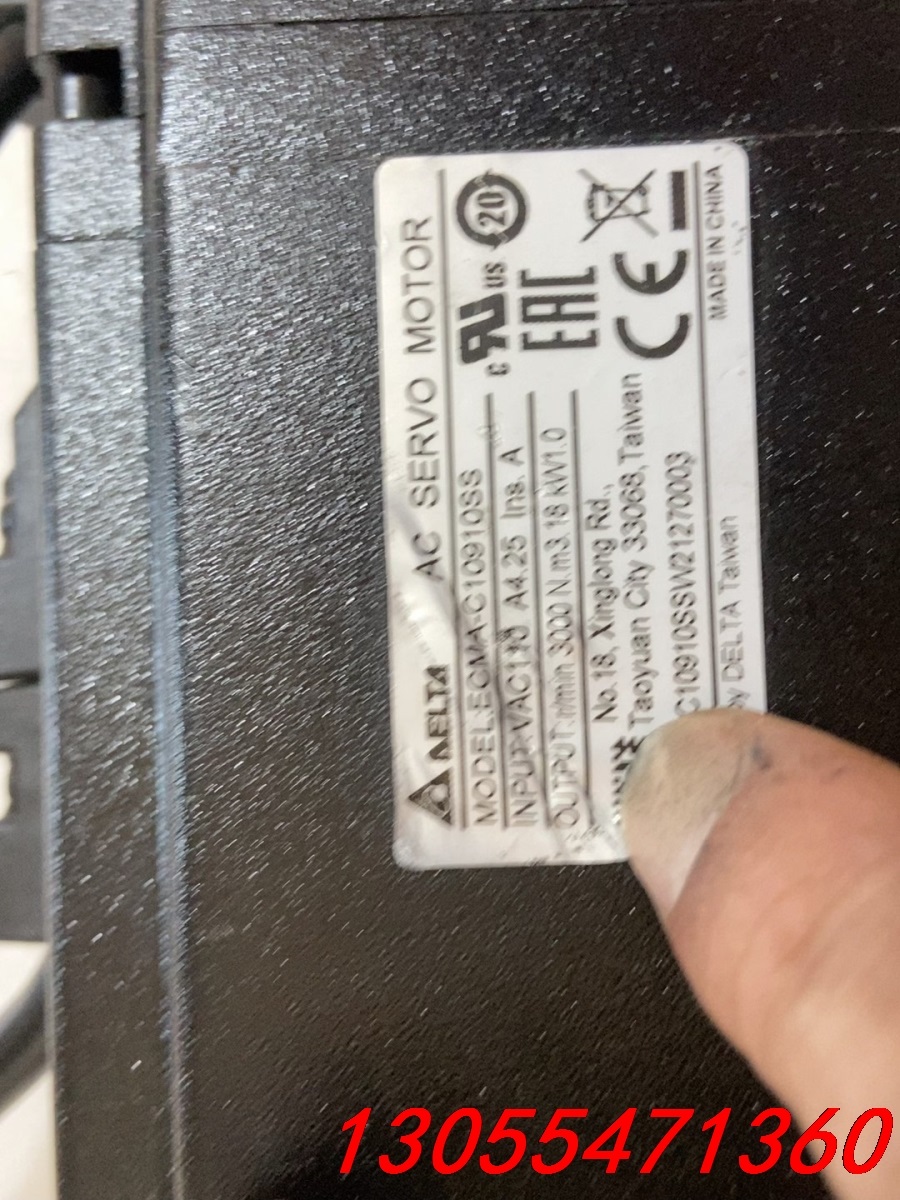 议价台达电机：ECMA-C10910SS  1KW电机