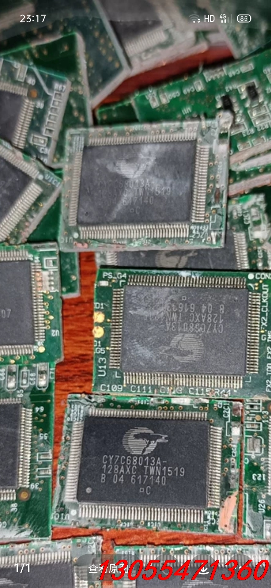 议价CY7C68013A-128AXC  拆机带板旧货