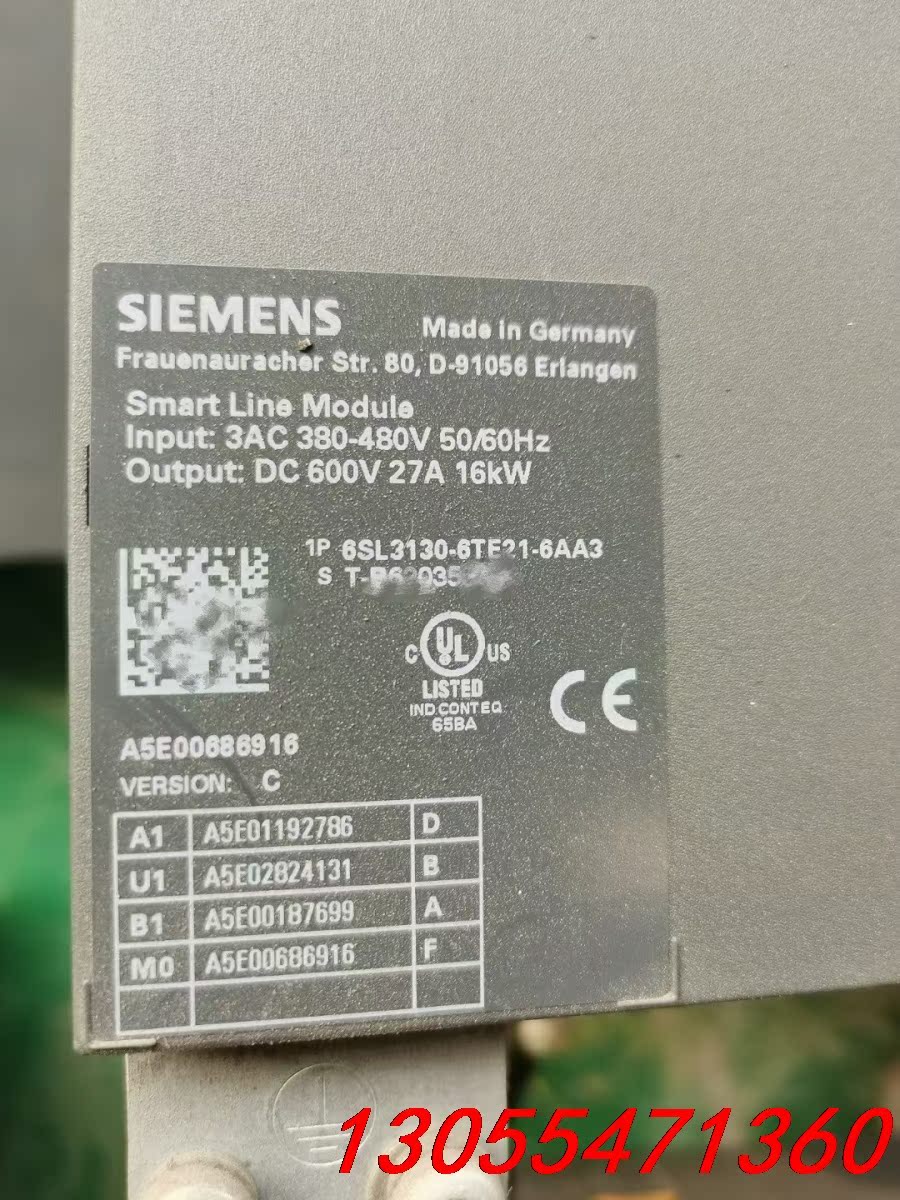 议价6SL3130-6TE21-6AA3，西门子802DSL成套