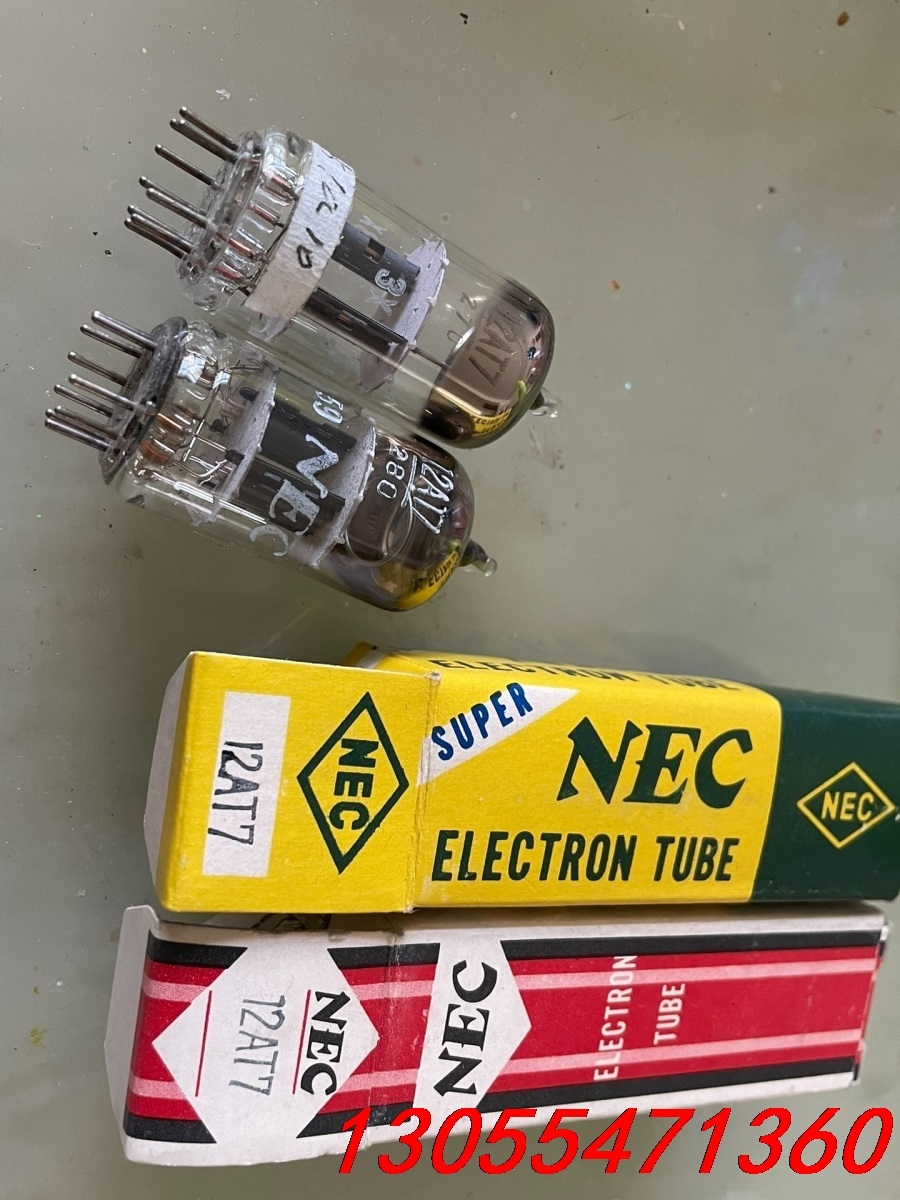 议价日本NEC12AT7电子管两只 一支价