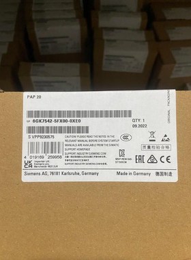6GK7542-5FX00-0XE0全新在保现货议价