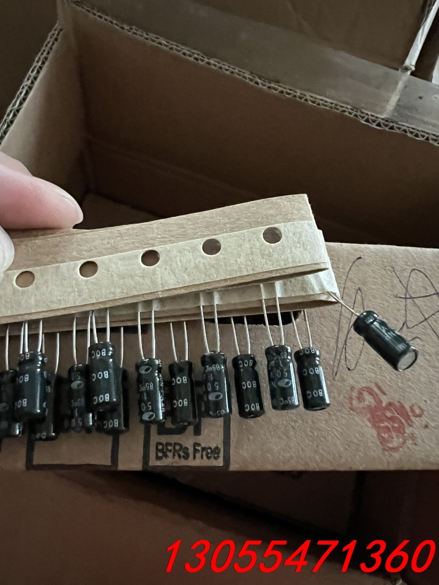 议价韩国三和无极电容50v1uf 5x11 3万个打包