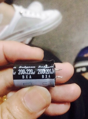 议价红宝石200v220uf电解电容 体积18x25 300pc