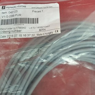 PUR工程剩余32条议价 25M 倍加福传感器连接线V1