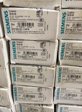 西门子接触器 3TF3001-1XF4 全新正品 3TF30议价