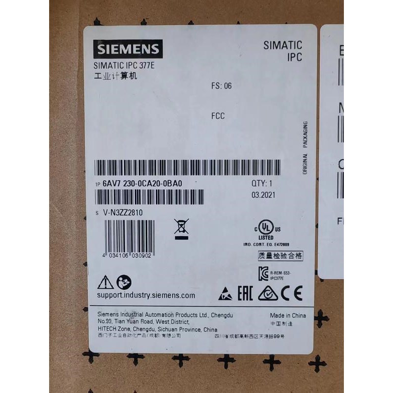 6AV7230-0CA20-0BA0原装正品西门子议价