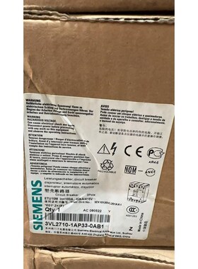 西门子塑壳断路器 3VL2710-1AP33-0AB1 3V议价